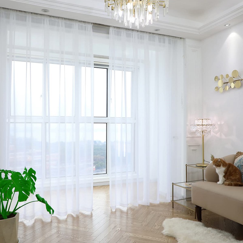 Sheer Curtains Sheer Curtains for living rooms - Elegant Decor