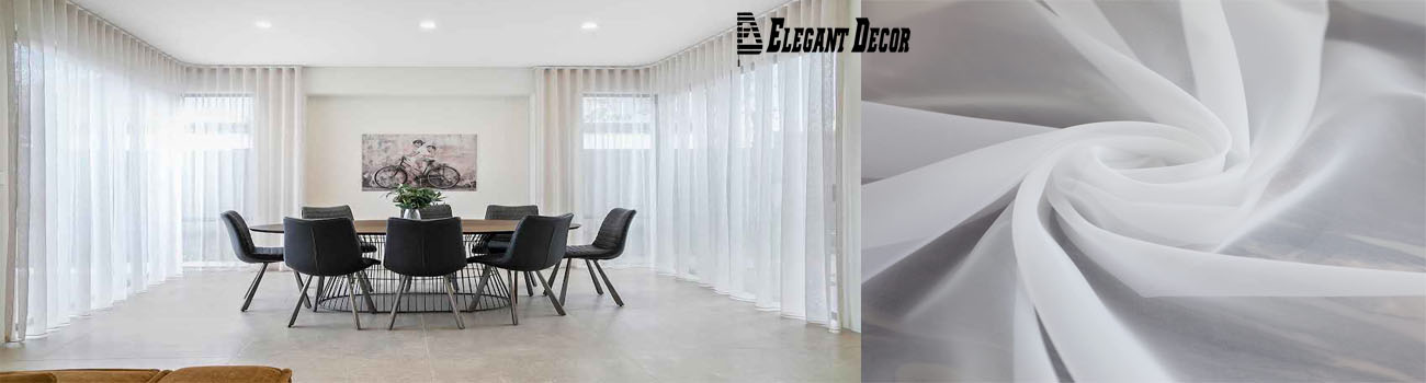 Sheer Curtains for Offices Professional sheer curtains for office spaces - Elegant Decor