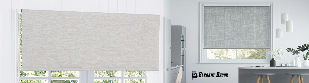 linen blackout roller blind