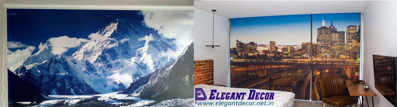 printed roller blind printed roller blind