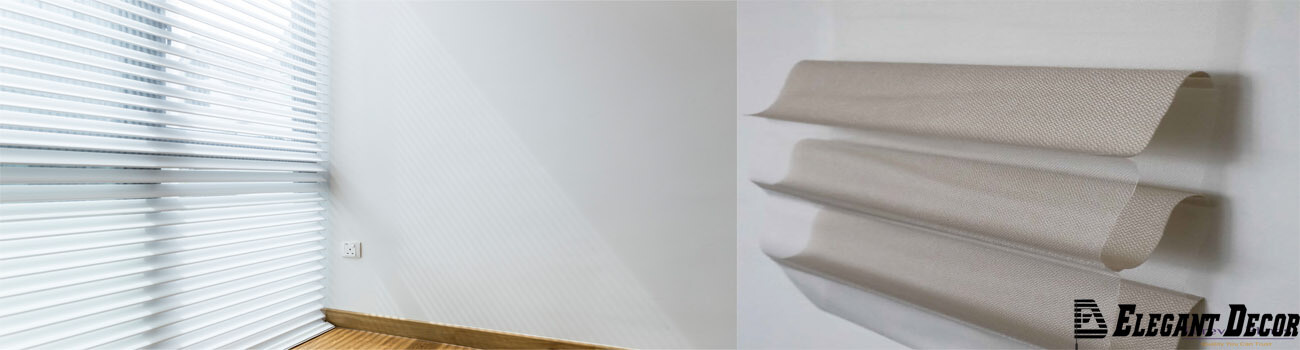 Triple shade window blinds