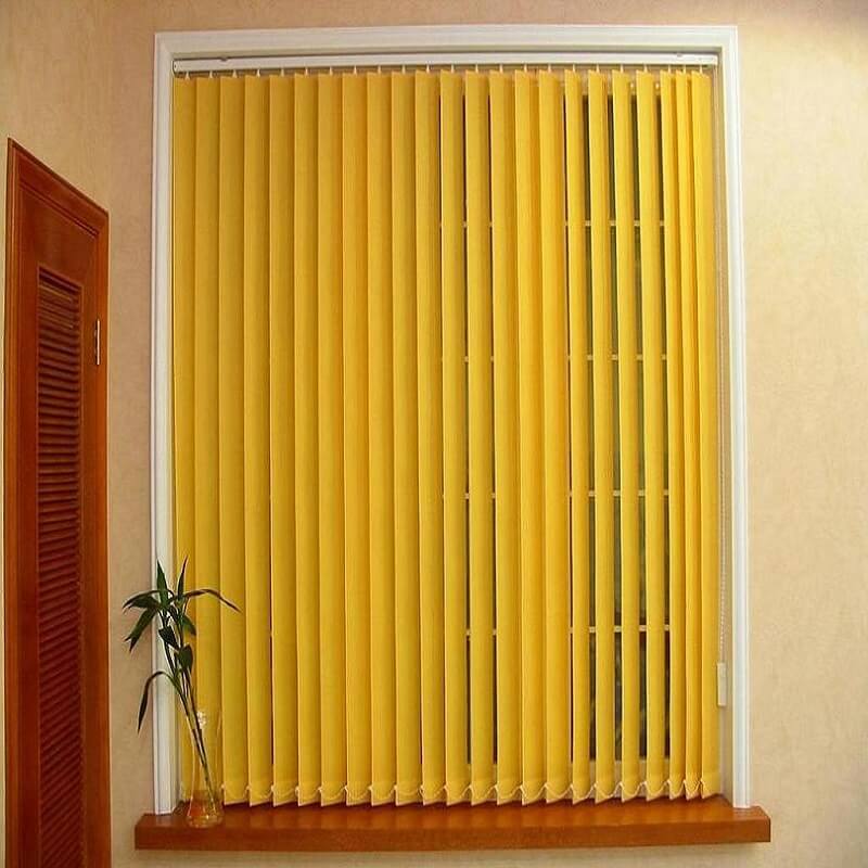 Custom vertical blinds for large windows