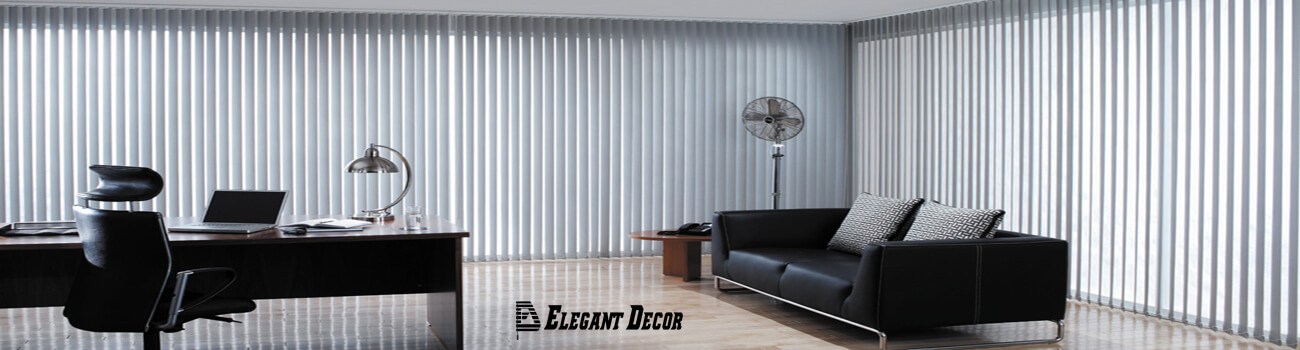 White vertical blinds for large windows White vertical blinds for large windows